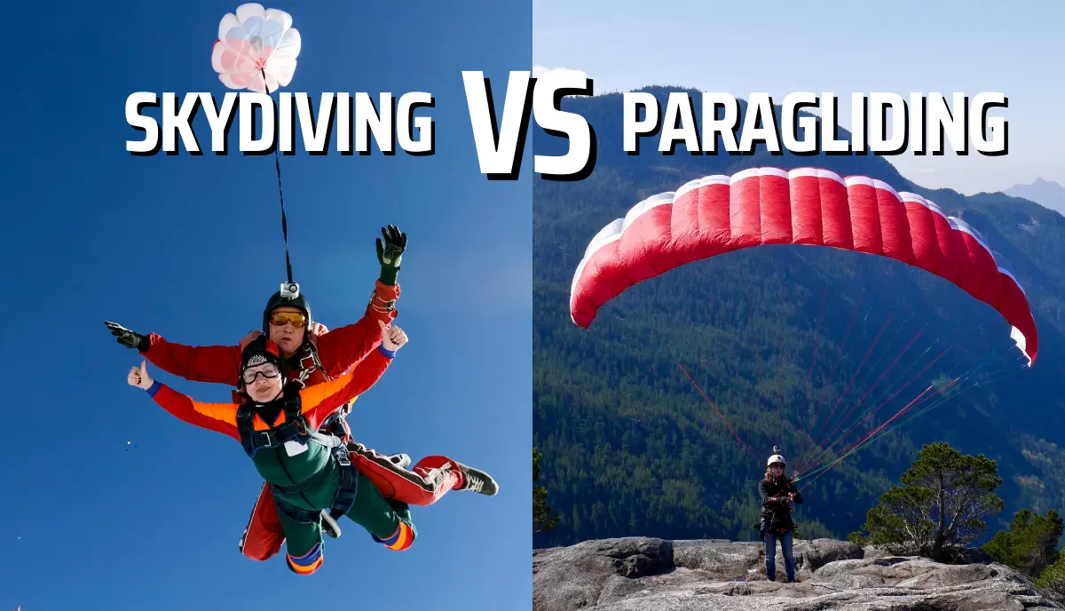 Skydiving Vs Paragliding | What’s The Difference? - Action Sporter